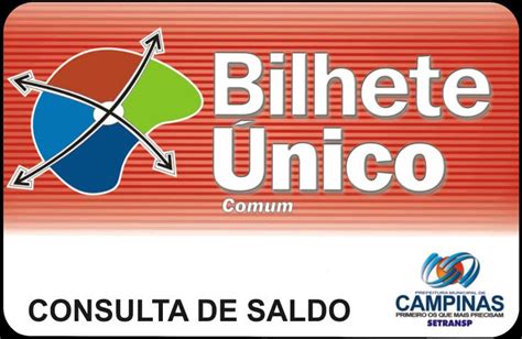 consulta saldo bilhete unico campinas